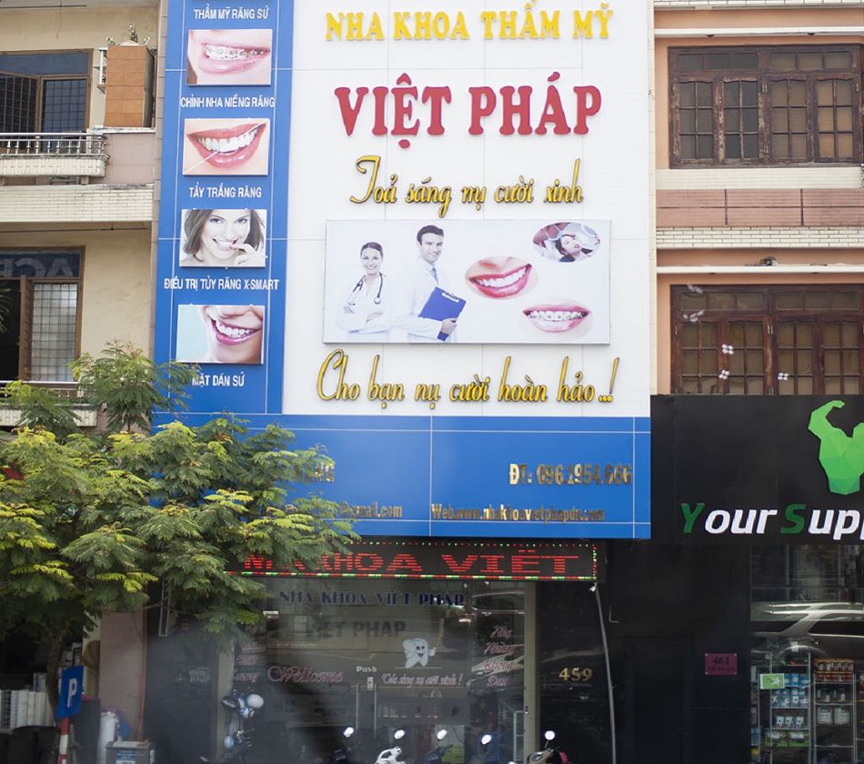 Dịch vụ tại nha khoa tiêu chuẩn quốc tế, nha khoa Việt Pháp